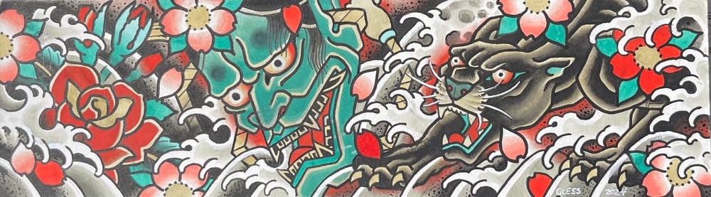 Image of Rose/Hannya/Panther