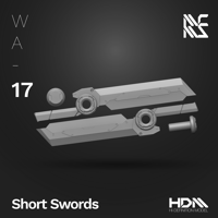 Image 2 of HDM 1/144 Dual Wield Swords Set [WA-17]