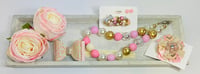 Image 1 of Rose Flower Nylonband Accessory Set.