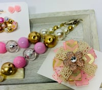Image 4 of Rose Flower Nylonband Accessory Set.