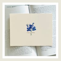 Image 2 of Gold Lux : Wild Violets : Happy Birthday Greeting Card