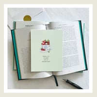 Image 2 of Gold Lux : Strawberries : Happy Birthday Greeting Card