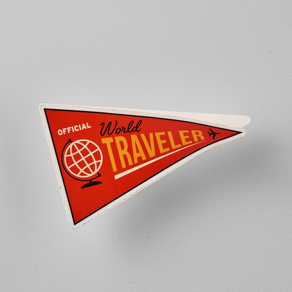 Image of World Traveler Tenant Sticker