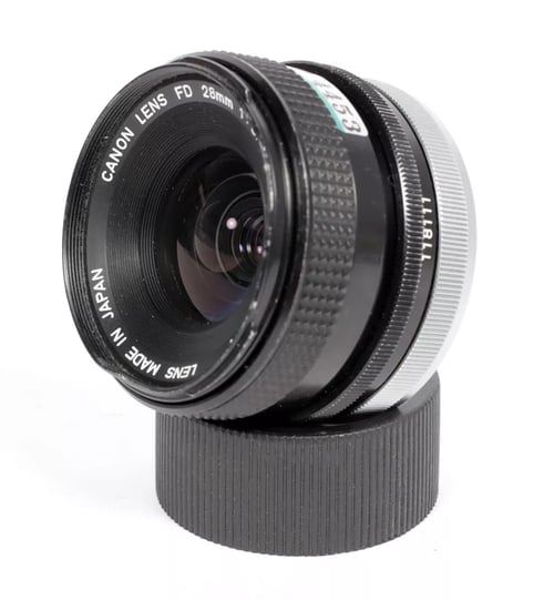 Image of Canon FD/FDn 28mm wide angle lens for Canon FD mount cameras (F2.8/F3.5)