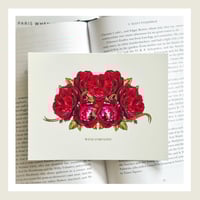 Image 2 of Gold Lux : Roses With Sympathy Greeting Card