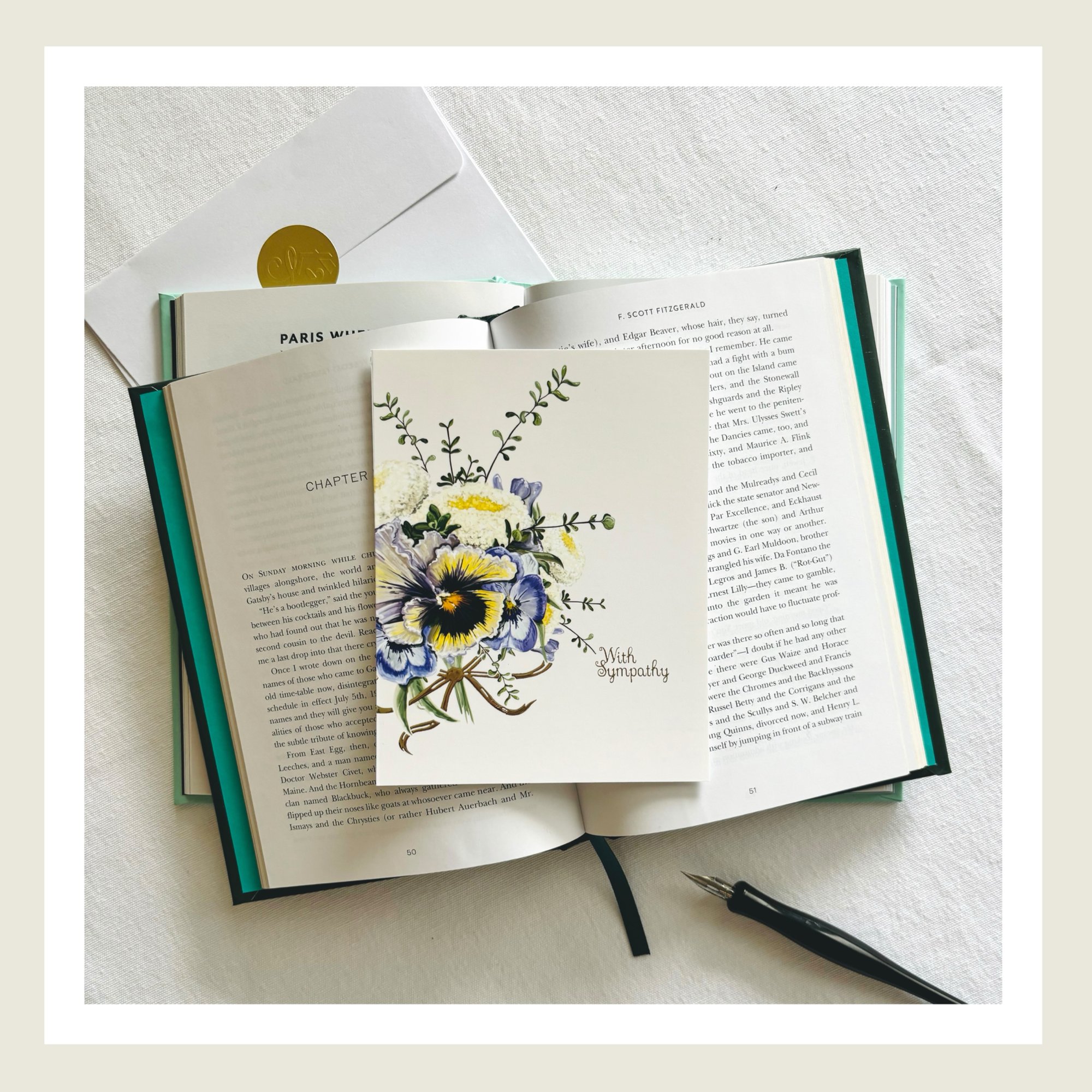 Pansies Garden | Greeting Card Pansies Garden | Greeting Card