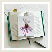 Image 2 of Gold Lux : Get Well Soon Greeting Card