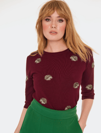 Image 1 of Happy Hedgehogs Sweater