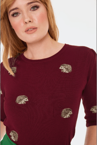 Image 3 of Happy Hedgehogs Sweater