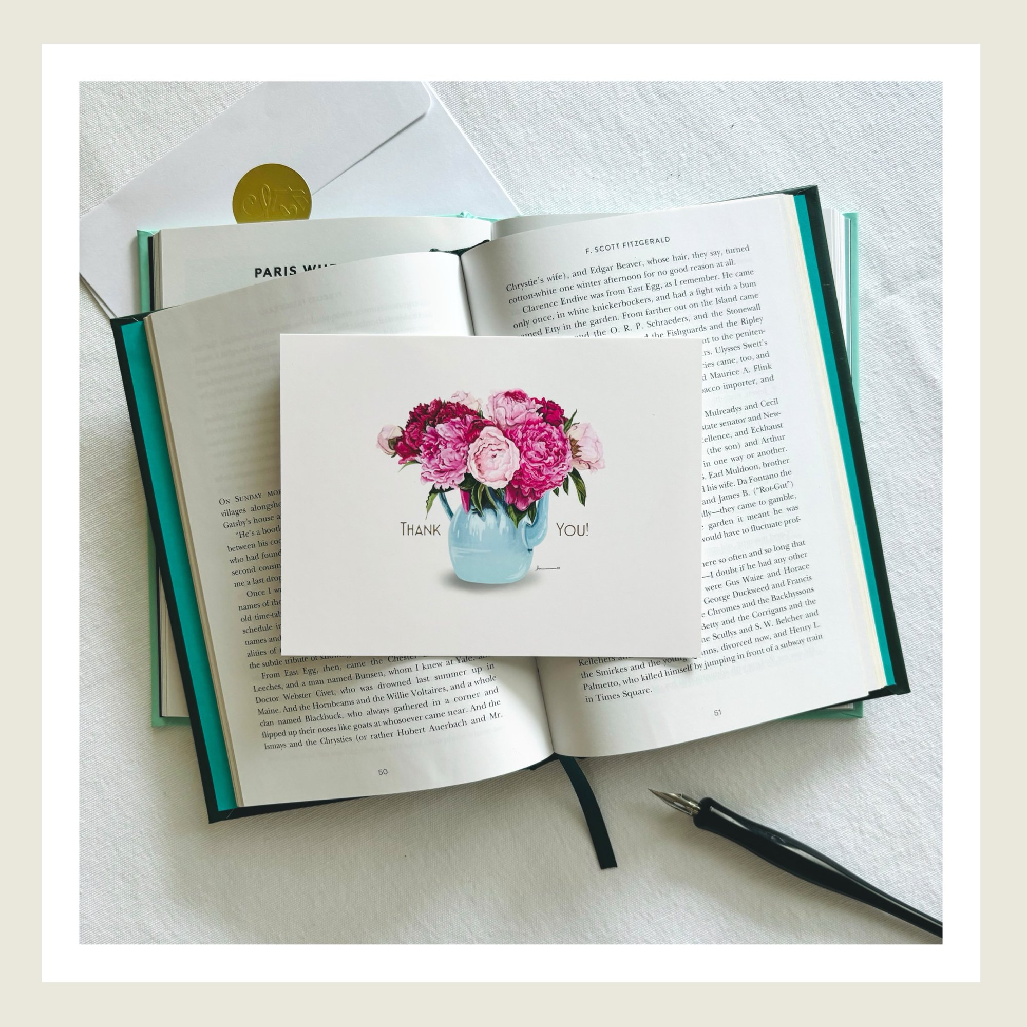 Peony Garden | Greeting Card