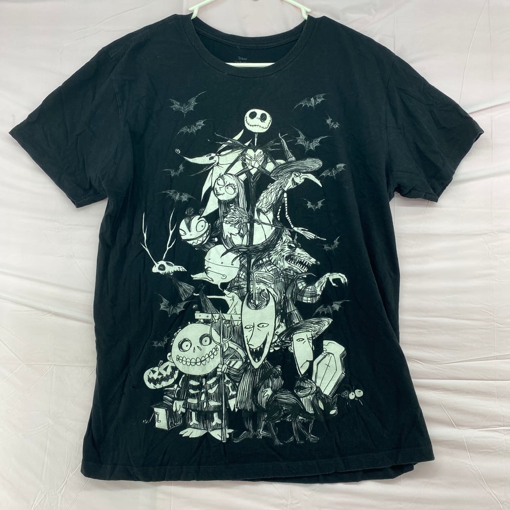 Image of Tim Burton Nightmare Before Christmas Disney Large Youth t-shirt