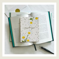 Image 1 of Gold Lux : Thank you Daisy Greeting Card