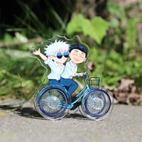 Image 3 of Gojo/Geto Bike Mobile Standee [PRE-ORDER]