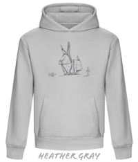 Image 3 of Origami Rabbit Unfolded Series Unisex Heavyweight Boxy Hoodie