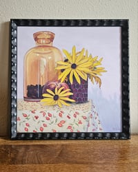 Image 1 of "Black-Eyed Susans", original gouache painting