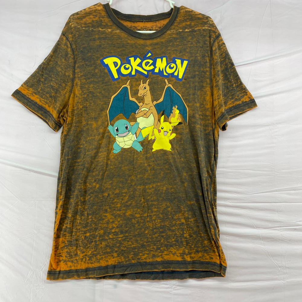 Image of Pokemon Classic Look T-shirt Youth Extra Large XL Solid Back