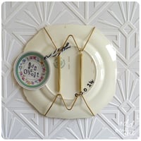 Image 2 of I Love You - Hand Painted Vintage Plate