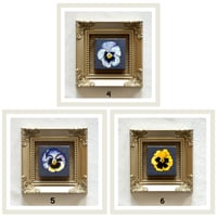 Image 4 of Mini Pansies : Original Art by Heather Lacroix