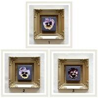 Image 3 of Mini Pansies : Original Art by Heather Lacroix