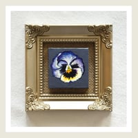 Image 1 of Mini Pansies : Original Art by Heather Lacroix