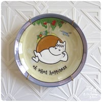 Image 1 of Moomin - Hand Painted Vintage Plate