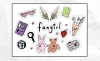 'fangirl' Sticker Sheet