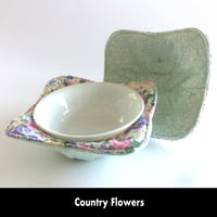 Image 2 of Reversible Bowl Cozy - Country Flowers