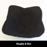 Image 5 of Reversible Bowl Cozy - Naughty & Nice