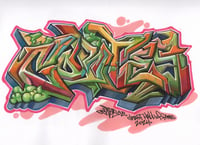 Image 1 of Original Art, "GHOF 8" Freestyle Blackbook Piece