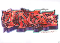 Image 1 of Original Art, "GHOF 14" Freestyle Blackbook Piece