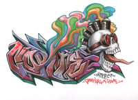 Image 1 of Original Art, "GHOF 15" Freestyle Blackbook Piece