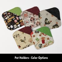 Image 1 of Pot Holders - Set 3 Color Options