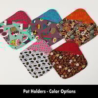 Image 1 of Pot Holders - Set 4 Color Options