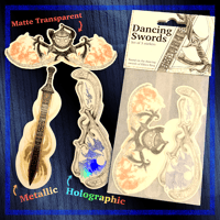 Dancing Swords Sticker Set