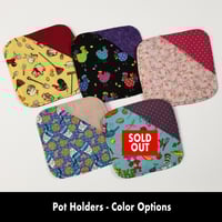 Image 1 of Pot Holders - Set 6 Color Options