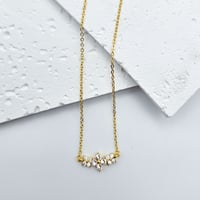 18K Gold Plated Floral Pendant Necklace