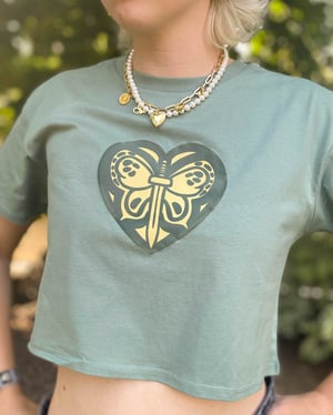 Butterfly crop top