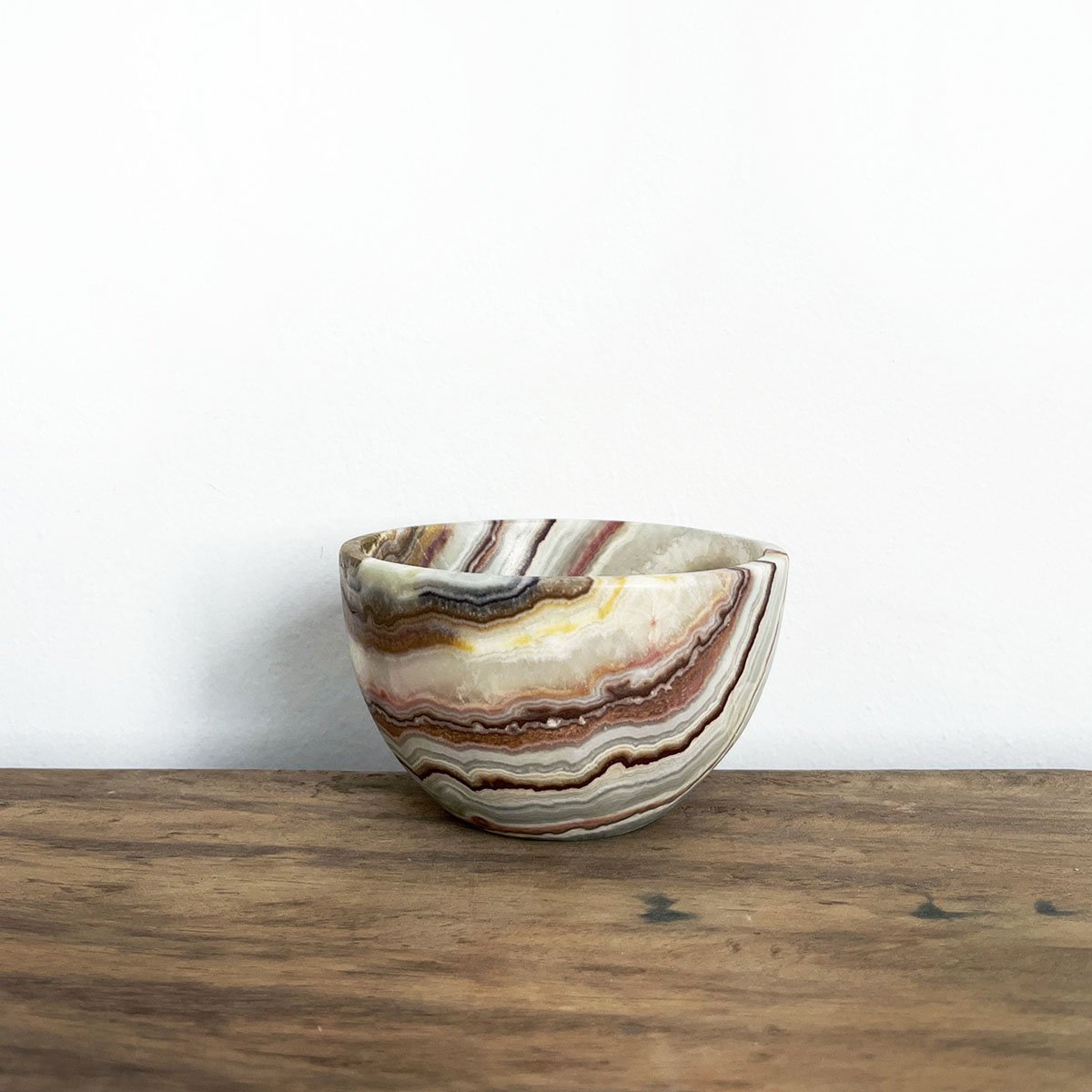 Handmade Oaxacan Green Onyx Bowl / hecho-shop