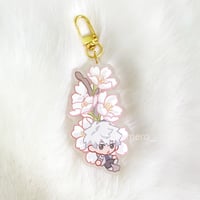 Image 4 of Link Click Frosted Flower Charms