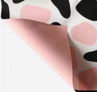Cow Print Pink Floral Paper