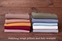 Image 1 of Julia fabric backdrop wrap pillow hat
