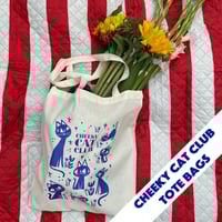Cheeky Cat Club Tote Bag