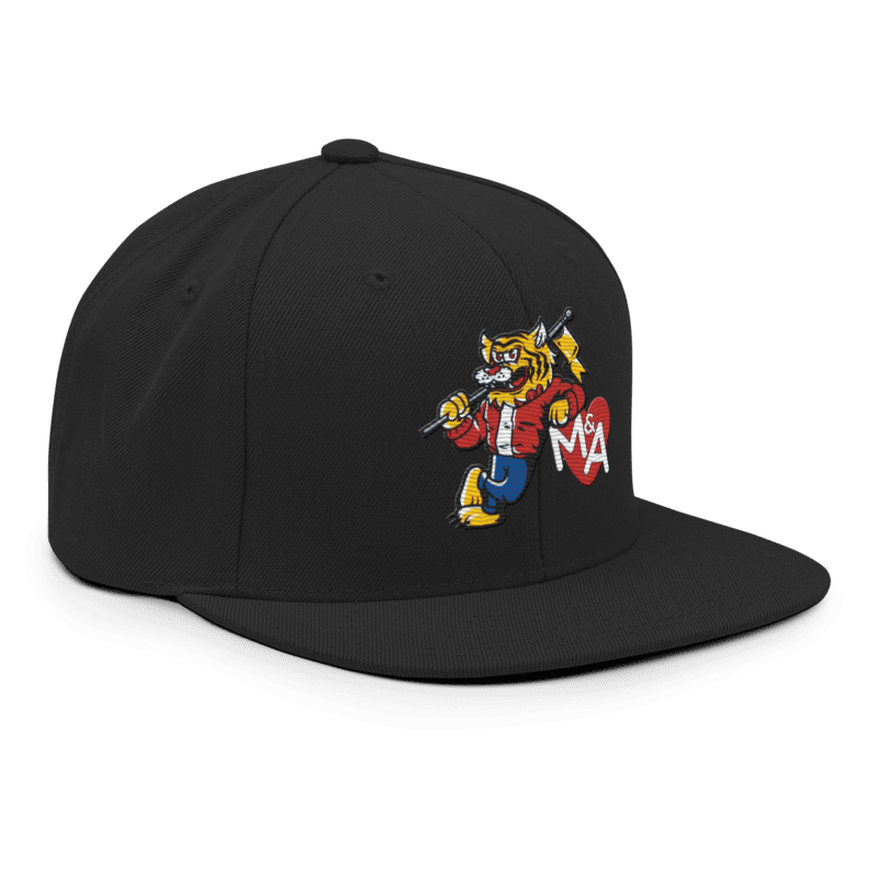 Tiger's Heart Snapback (black)