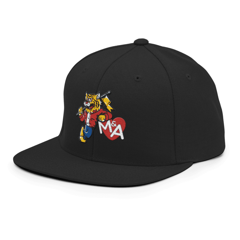 Tiger's Heart Snapback (black)