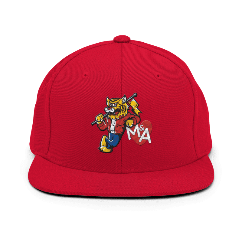 Tiger's Heart Snapback (red)