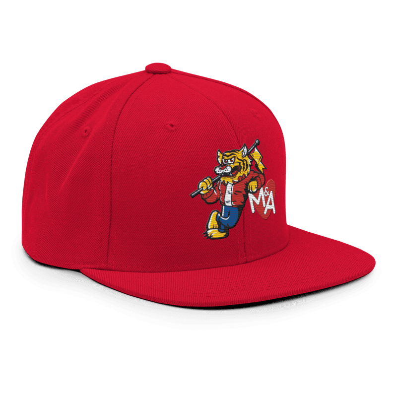 Tiger's Heart Snapback (red)