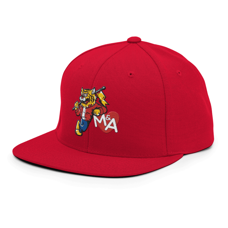 Tiger's Heart Snapback (red)