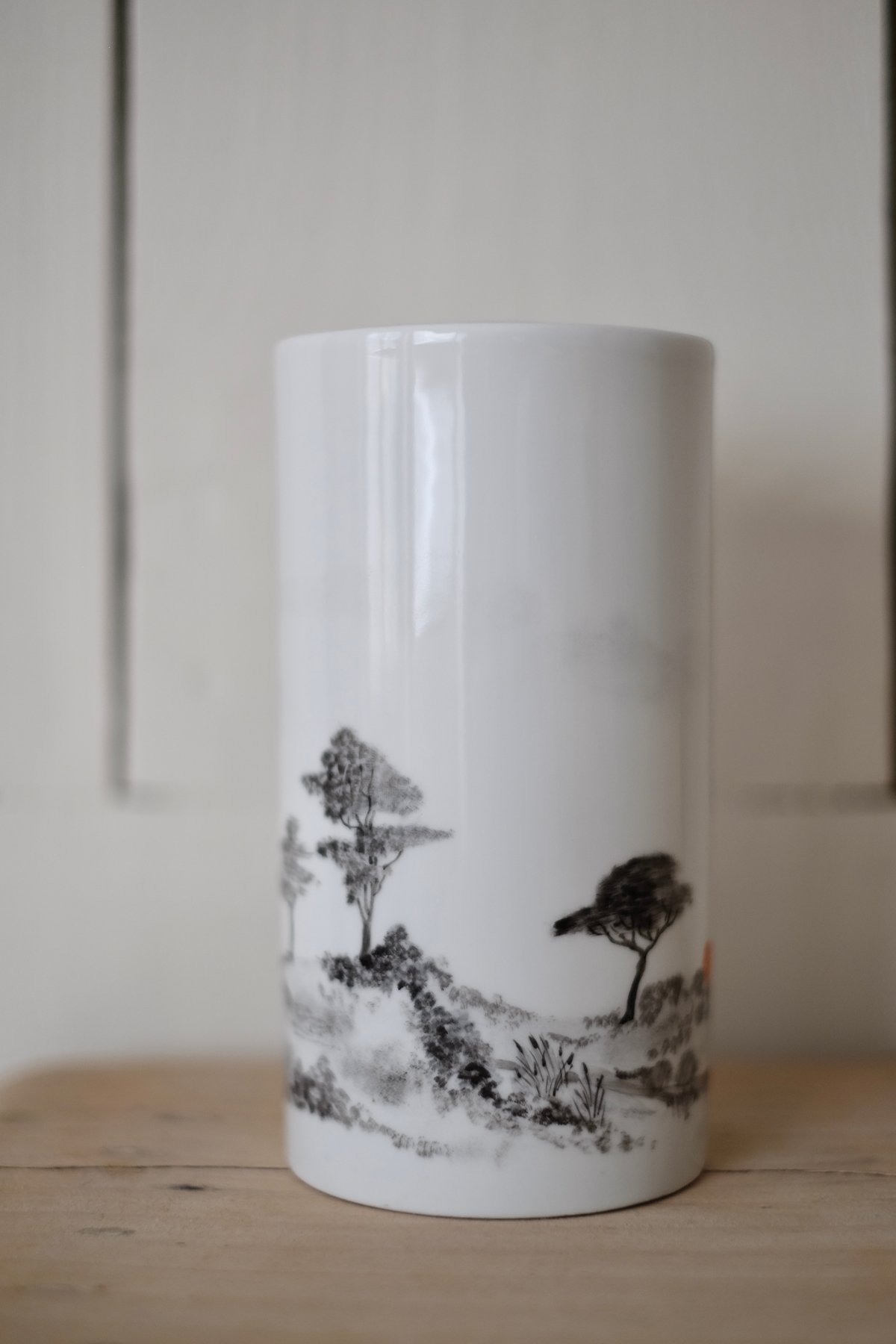 Image of Vase en céramique décoré.