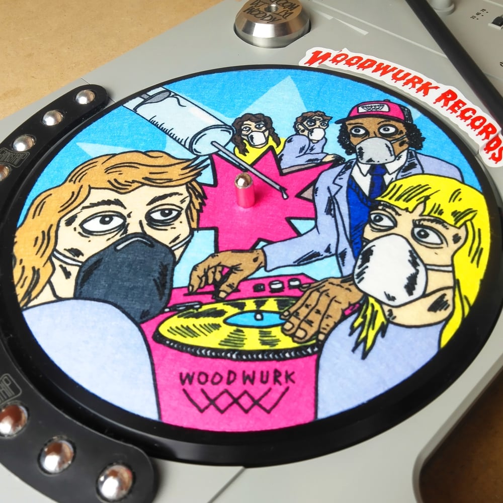 7" Slipmat (singular) - 4 Designs