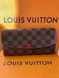 Image 1 of Louis Vuitton Emilie Wallet Red